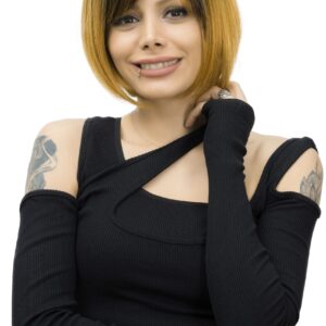 Sezen Aksu Modeli Peruk Hardal Sarısı